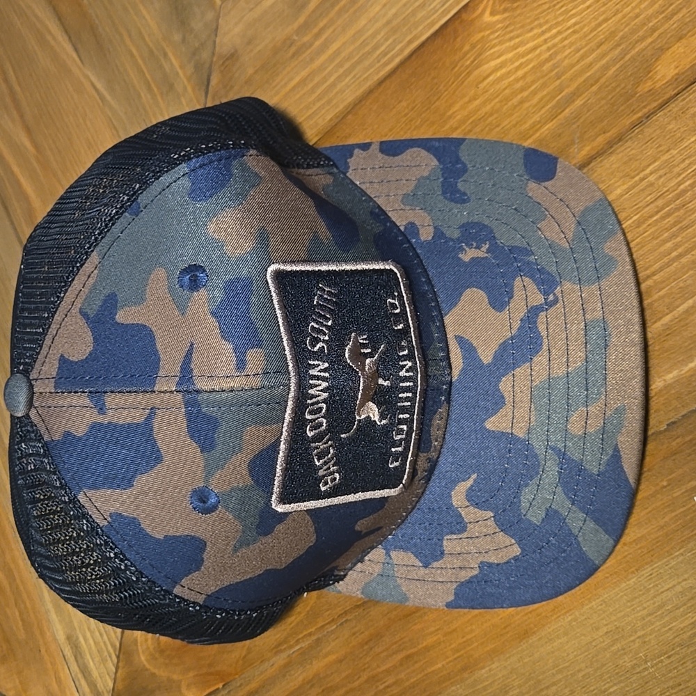 Back Down South Clothing Co. Woodland Camo Trucker Hat